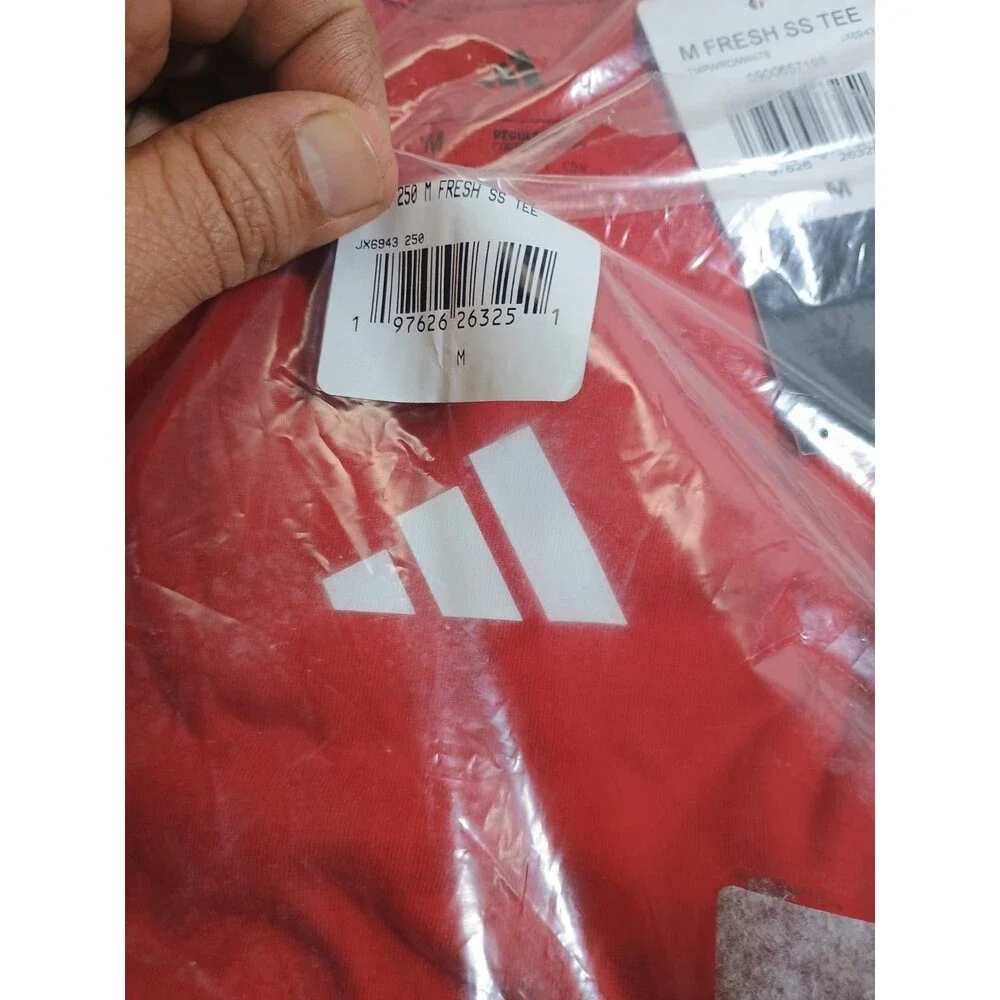 Adidas Fresh SS TEE Red T Shirt